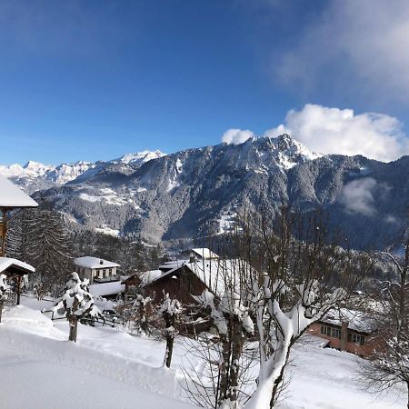 Studio Au Calme, Vue Imprenable Sur La Vallee Leysin Exterior foto