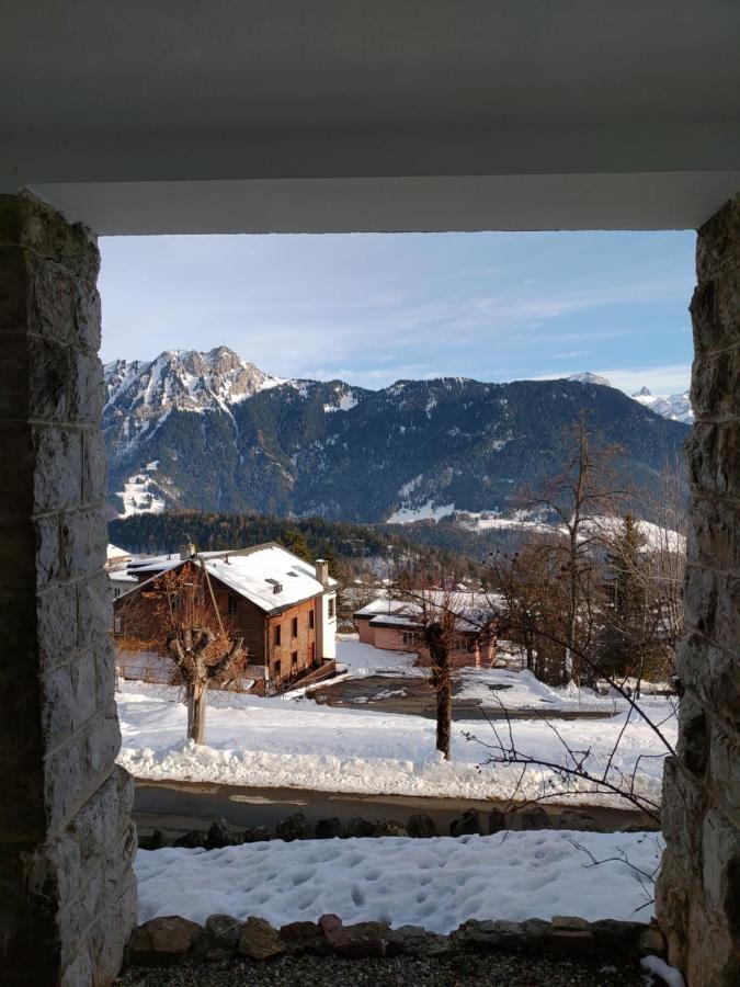 Studio Au Calme, Vue Imprenable Sur La Vallee Leysin Exterior foto